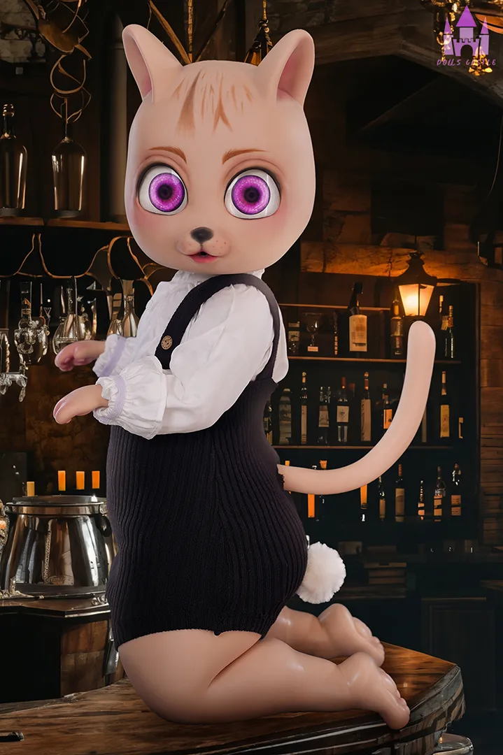 90cm (2ft11) A-Cup Petite Silicone Sex Doll Bearrie, Head